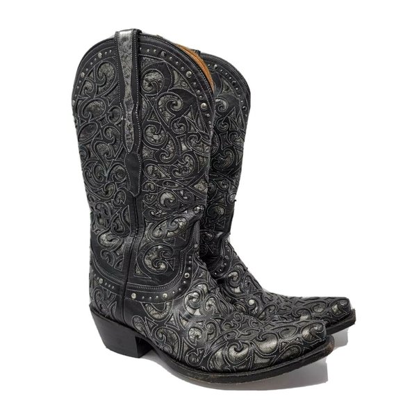Luchesse Shoes - Luchesse Womens Knee High Western Cowgirl Boots 8B